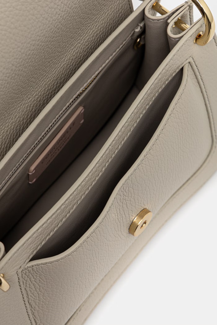 Coccinelle torebka crossbody damska skórzana E1.SSL.18.02.21 beżowy