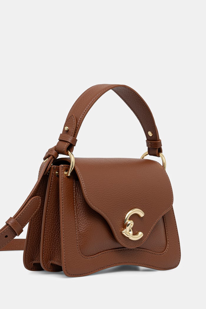 Coccinelle torebka crossbody damska skórzana E1.SSL.18.02.21 brązowy AW26