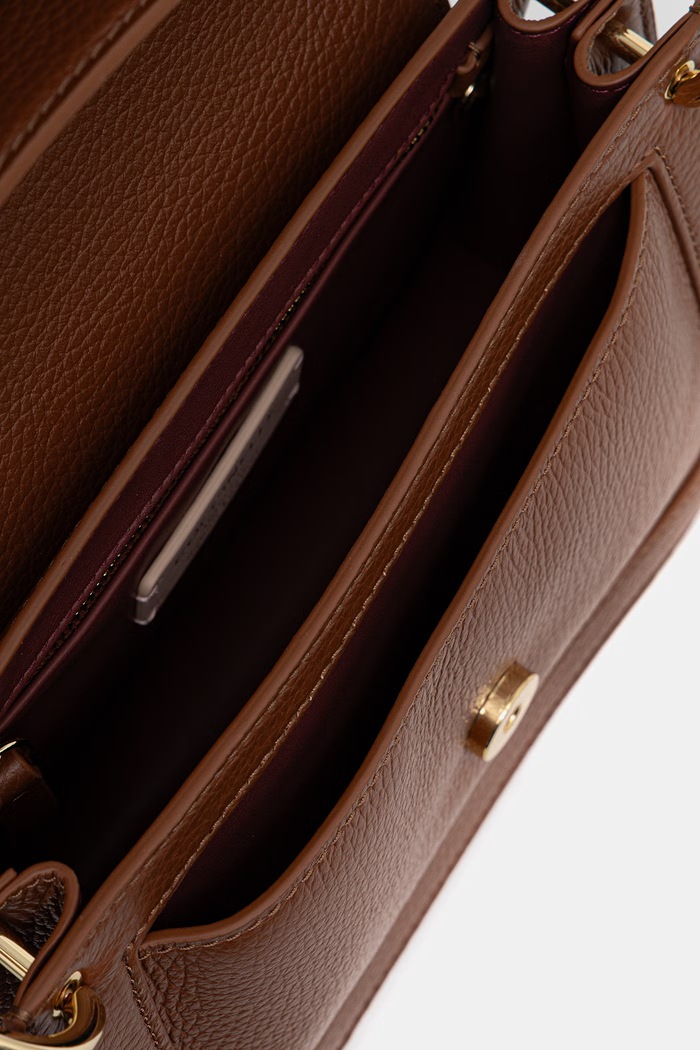 Coccinelle torebka crossbody damska skórzana E1.SSL.18.02.21 brązowy