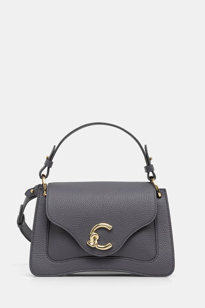 Coccinelle torebka crossbody damska skórzana szary E1.SSL.18.02.21