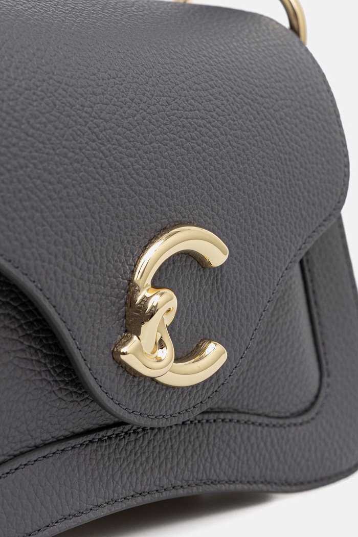 Coccinelle torebka crossbody damska skórzana szary E1.SSL.18.02.21