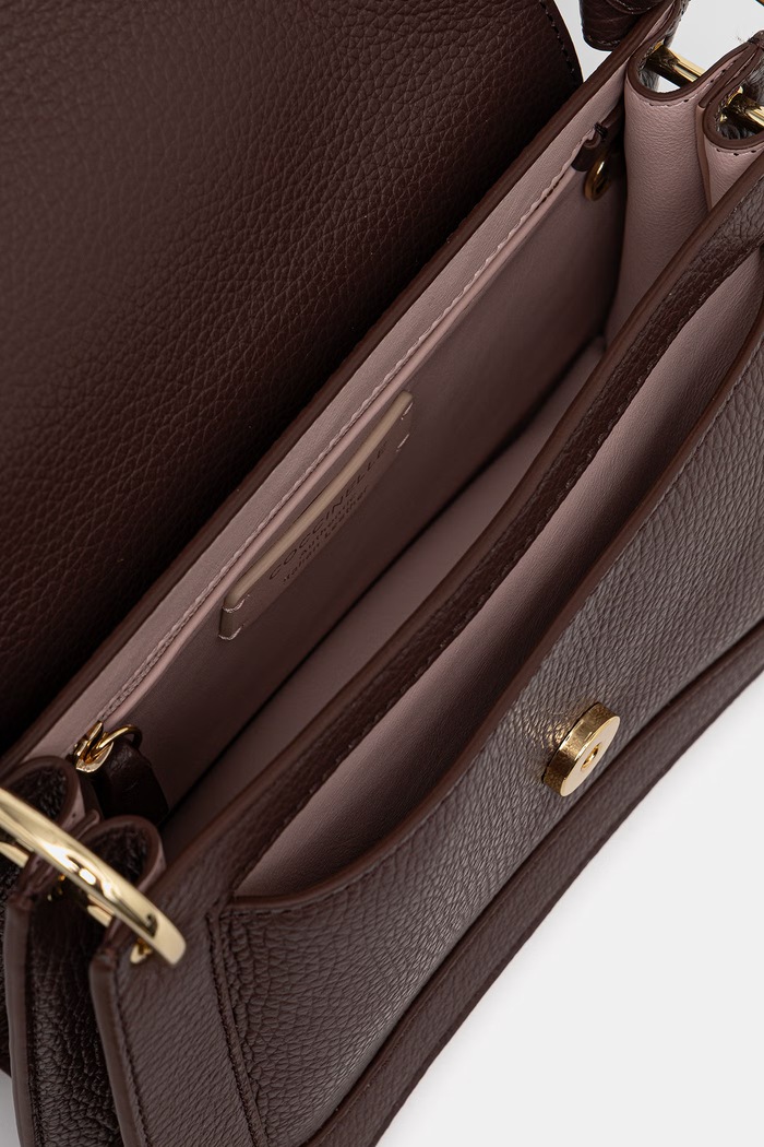 Coccinelle torebka crossbody damska skórzana E1.SSL.18.02.21 bordowy
