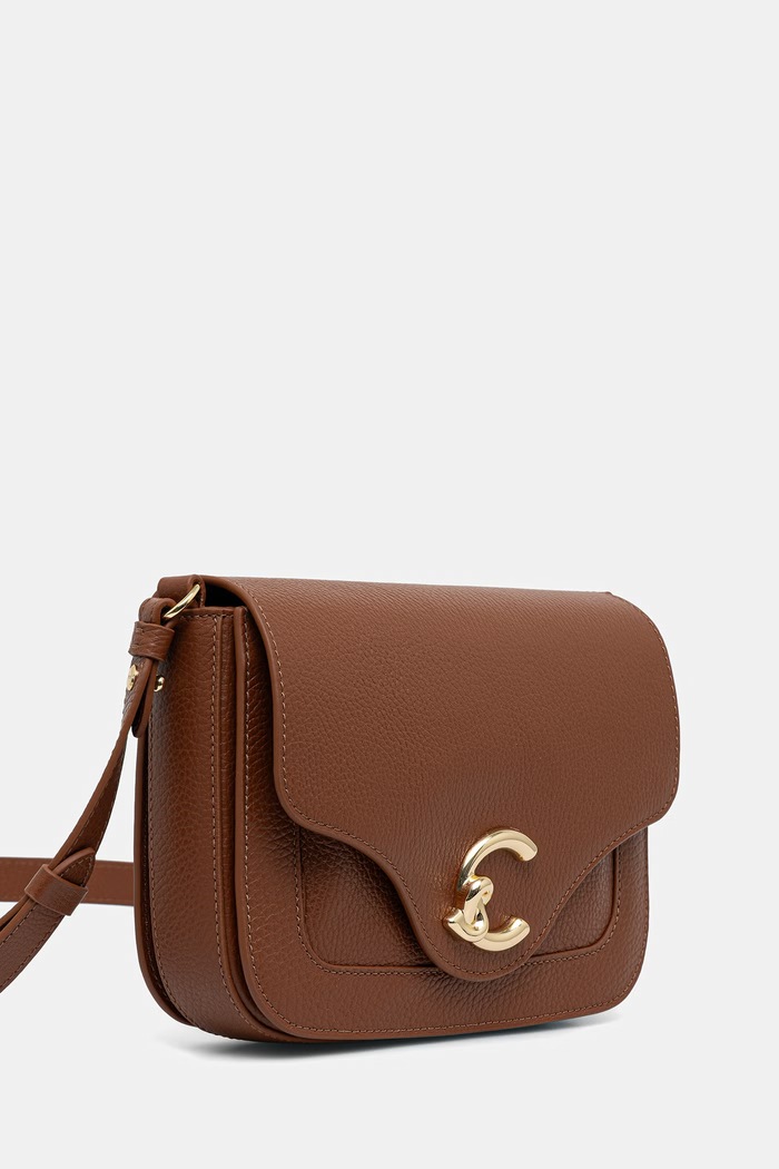Coccinelle torebka crossbody damska skórzana E1.SSL.15.01.21 brązowy AW26