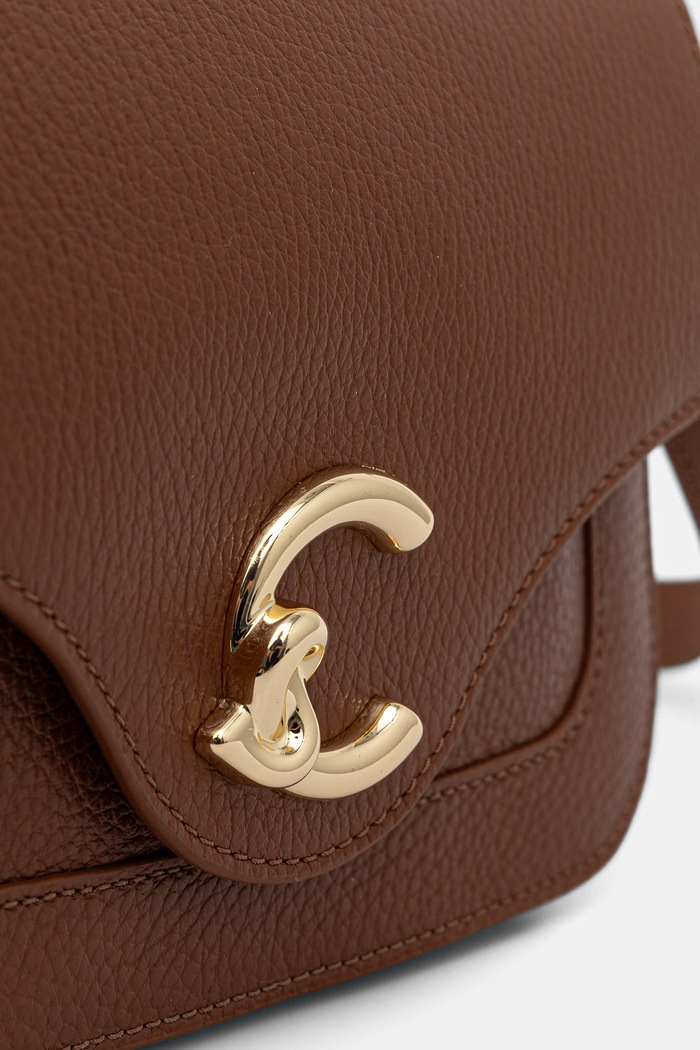 Coccinelle torebka crossbody damska skórzana brązowy E1.SSL.15.01.21