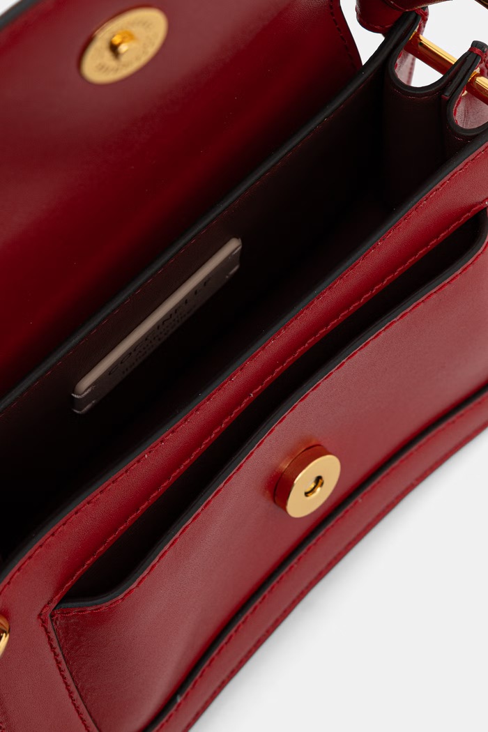 Coccinelle torebka crossbody damska skórzana E1.SSK.18.04.21 czerwony