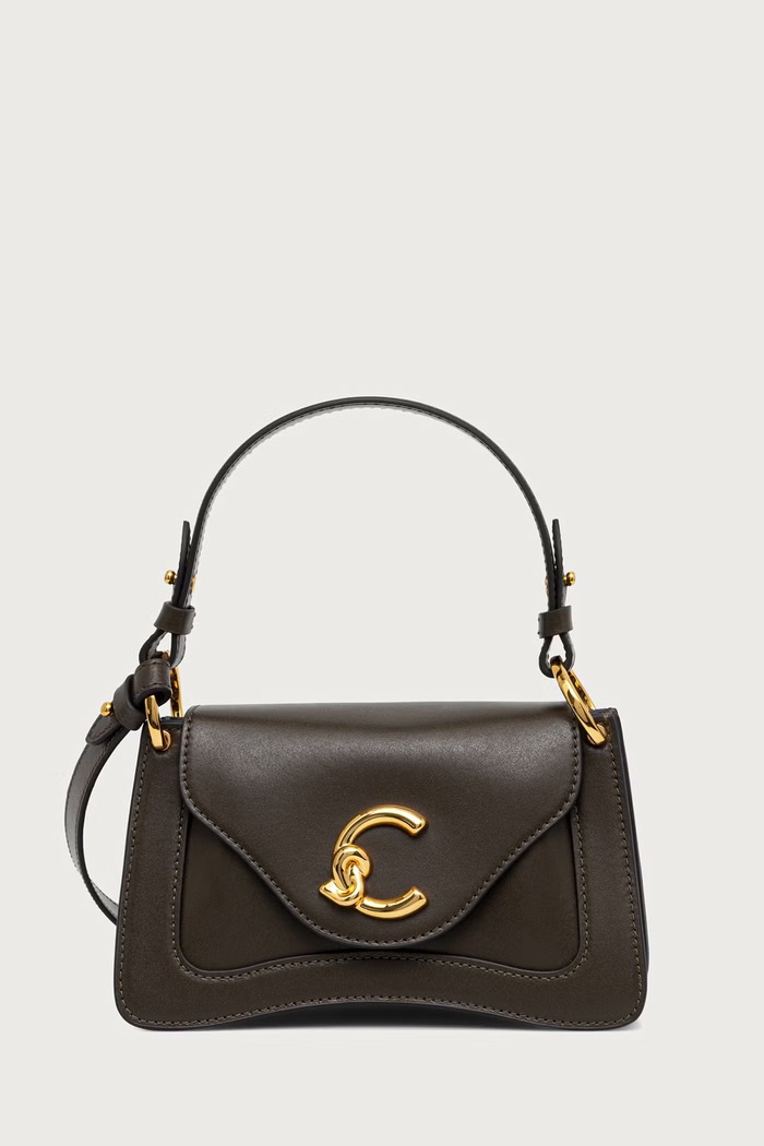 Coccinelle Чанта crossbody дамска от кожа зелен E1.SSK.18.04.21