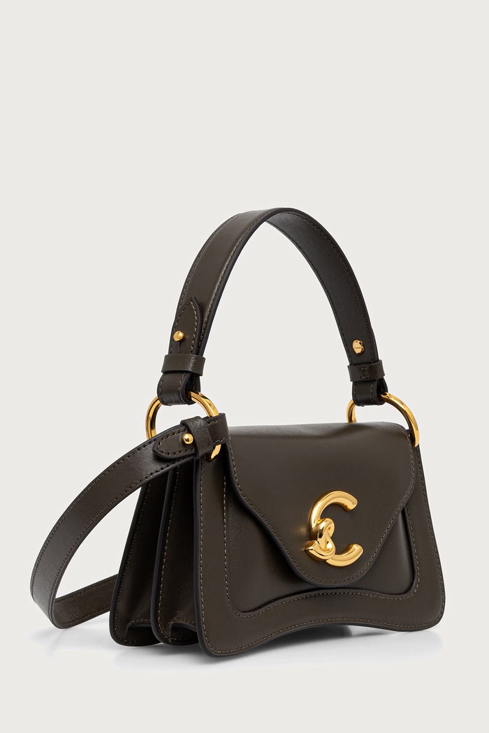 Coccinelle Чанта crossbody дамска от кожа E1.SSK.18.04.21 зелен AW26