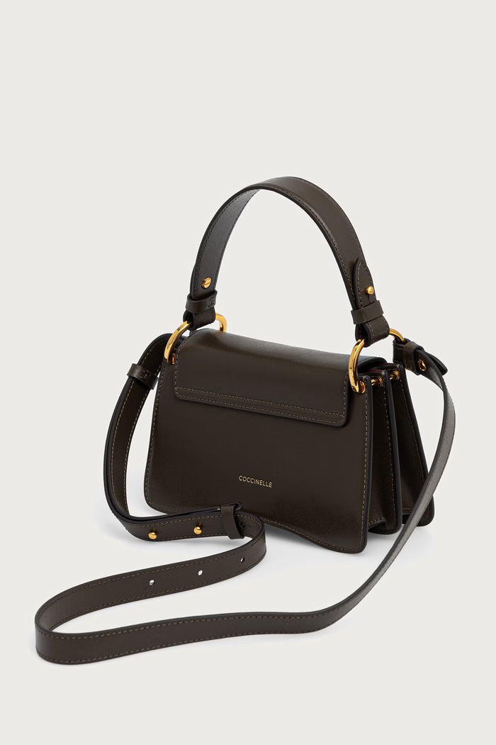 Аксесоари Coccinelle Чанта crossbody дамска от кожа E1.SSK.18.04.21 зелен