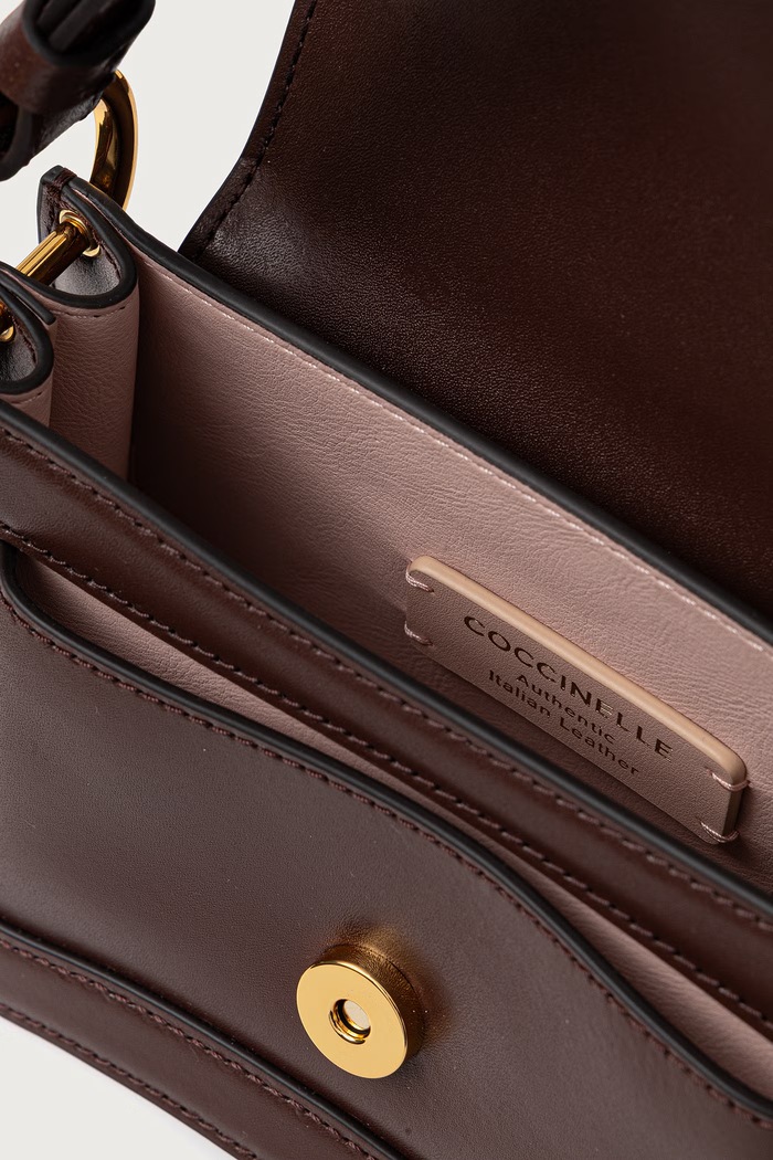 Чанта crossbody дамска от кожа Coccinelle червен E1.SSK.18.04.21