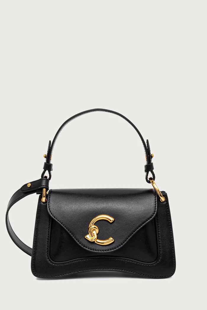 Coccinelle Чанта crossbody дамска от кожа черен E1.SSK.18.04.21