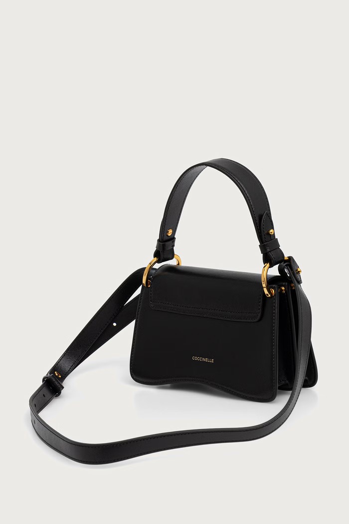 Аксесоари Coccinelle Чанта crossbody дамска от кожа E1.SSK.18.04.21 черен