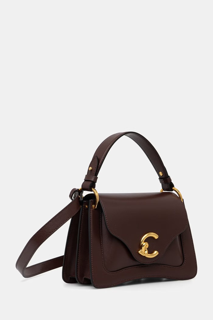 Coccinelle torebka crossbody damska skórzana E1.SSK.18.02.21 bordowy AW26