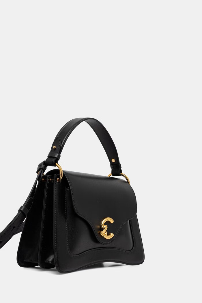 Coccinelle listonoszka damska skórzana E1.SSK.18.01.21 czarny AW26