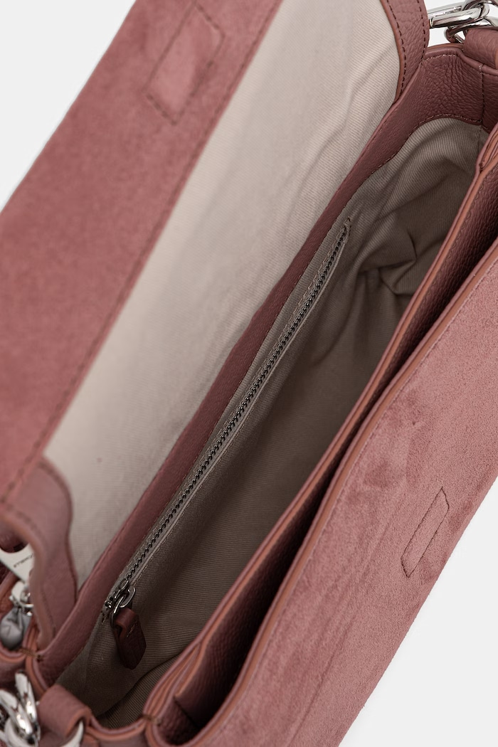 Coccinelle torebka crossbody damska zamszowa E1.P6P.12.01.01 różowy