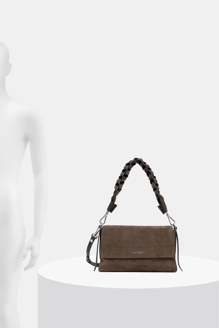 Coccinelle torebka crossbody damska zamszowa E1.P6P.12.01.01