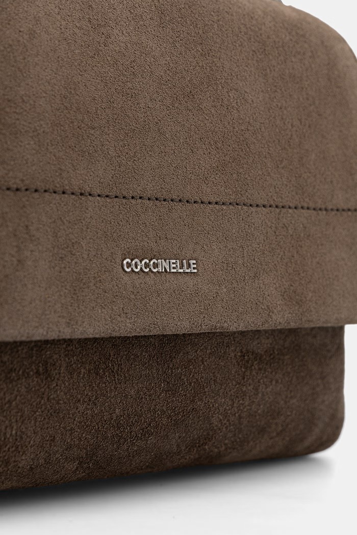 Coccinelle torebka crossbody damska zamszowa zielony E1.P6P.12.01.01