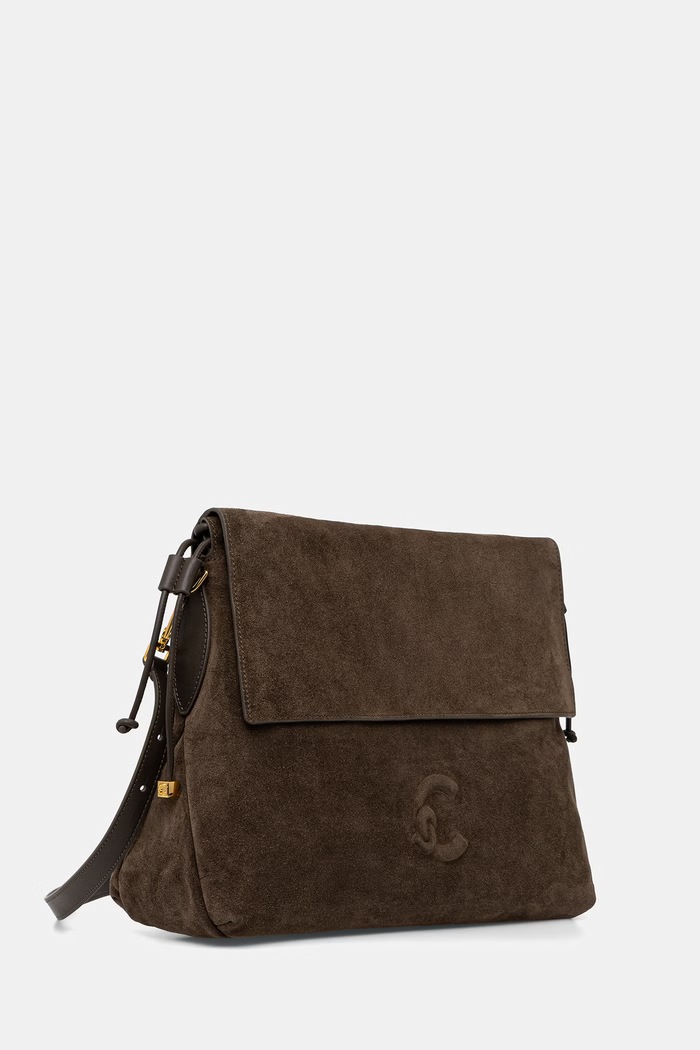 Coccinelle torebka damska zamszowa E1.V9G.13.03.01 zielony AW26
