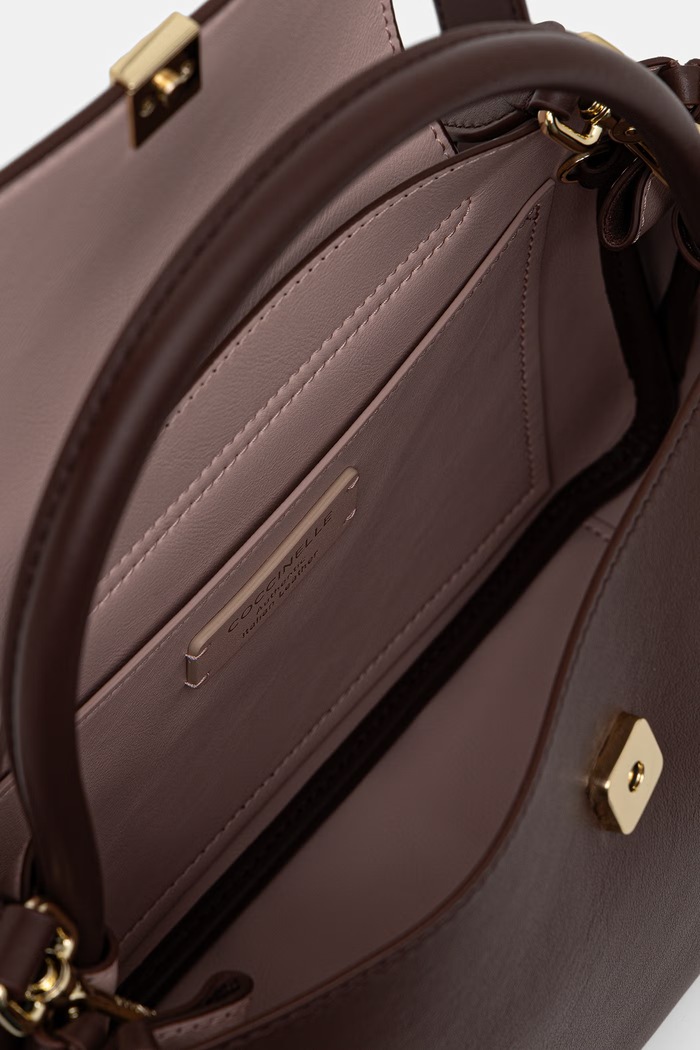 Coccinelle torebka crossbody damska skórzana E1.V60.18.02.01 bordowy