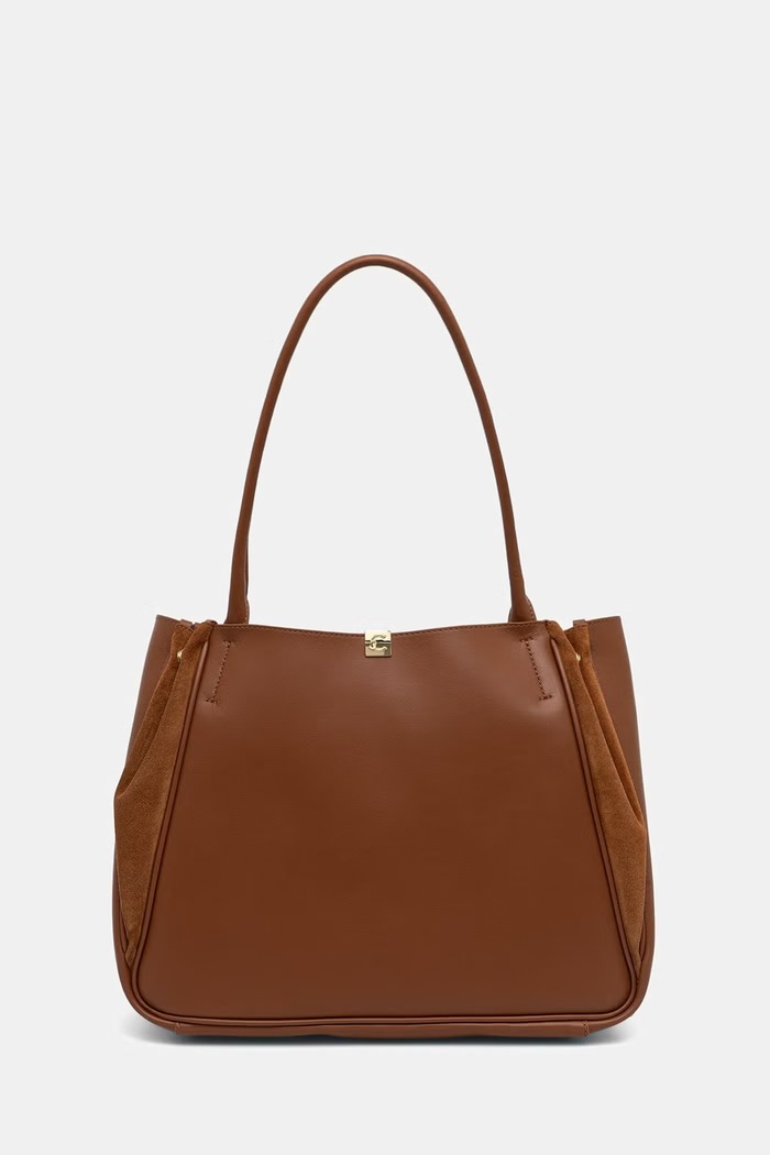 Coccinelle torebka shopper damska skórzana brązowy E1.V60.11.01.01