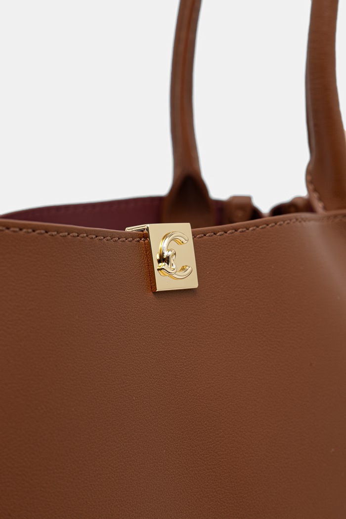 Coccinelle torebka shopper damska skórzana brązowy E1.V60.11.01.01