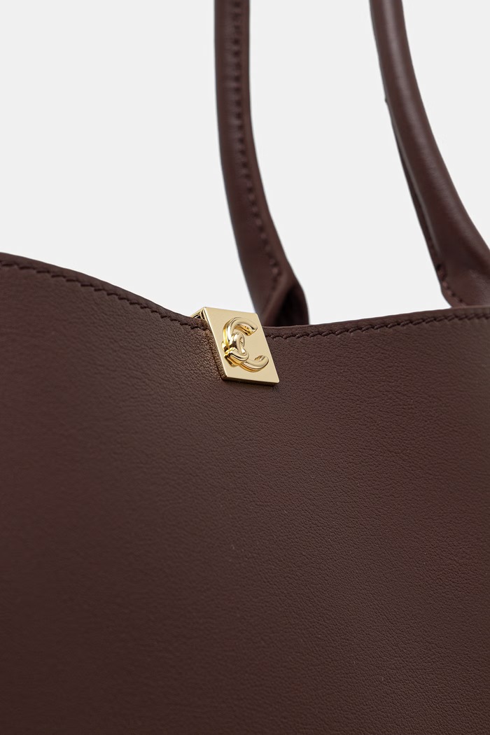 Coccinelle torebka shopper damska skórzana bordowy E1.V60.11.01.01