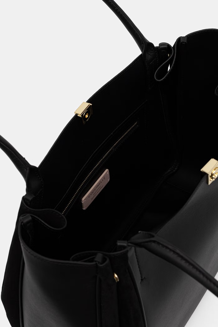 Coccinelle torebka shopper damska skórzana E1.V60.11.01.01 czarny