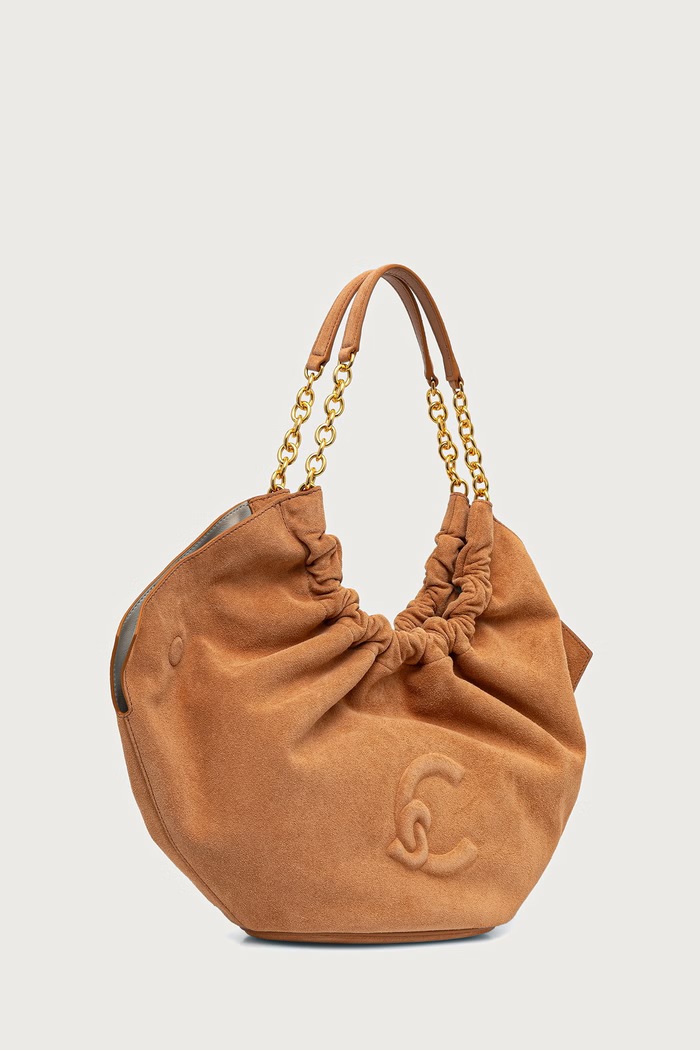 Coccinelle Kabelka typu shopper dámska semišová E1.V5G.11.02.01 hnedá AW26