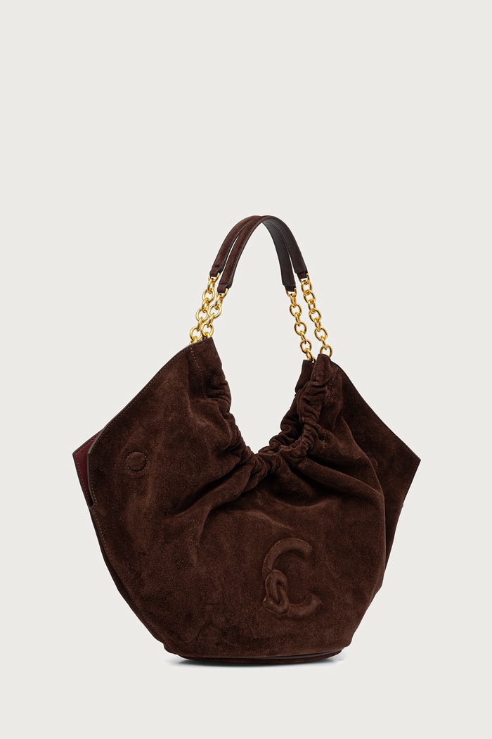 Coccinelle Kabelka typu shopper dámska semišová E1.V5G.11.02.01 hnedá AW26