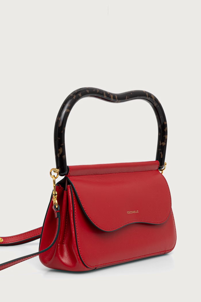 Coccinelle Чанта crossbody дамска от кожа E1.V40.18.01.01 червен AW26