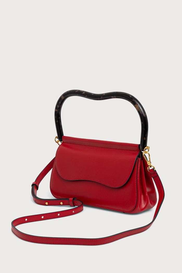 Аксесоари Coccinelle Чанта crossbody дамска от кожа E1.V40.18.01.01 червен