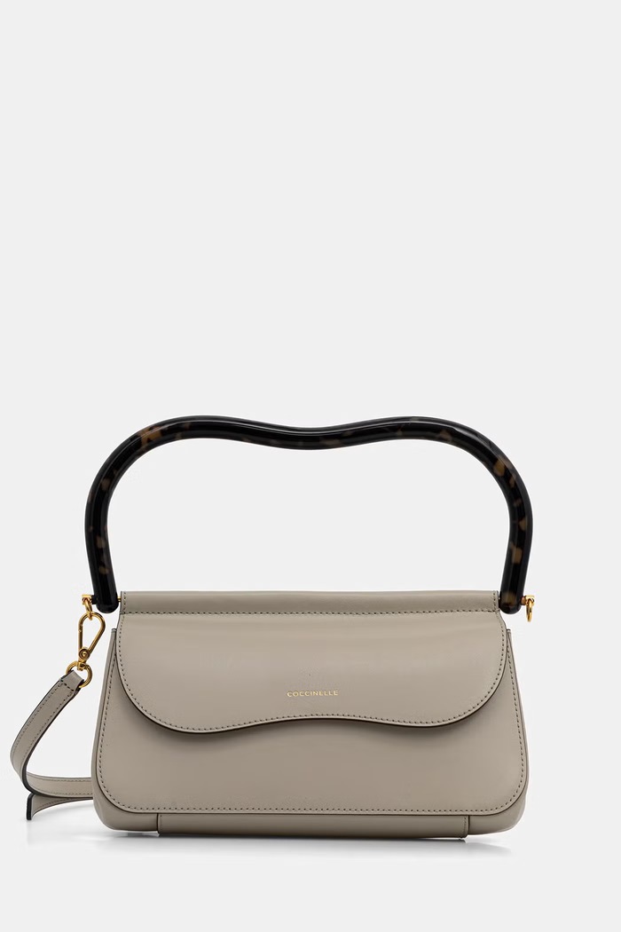 Coccinelle torebka crossbody damska skórzana beżowy E1.V40.18.01.01
