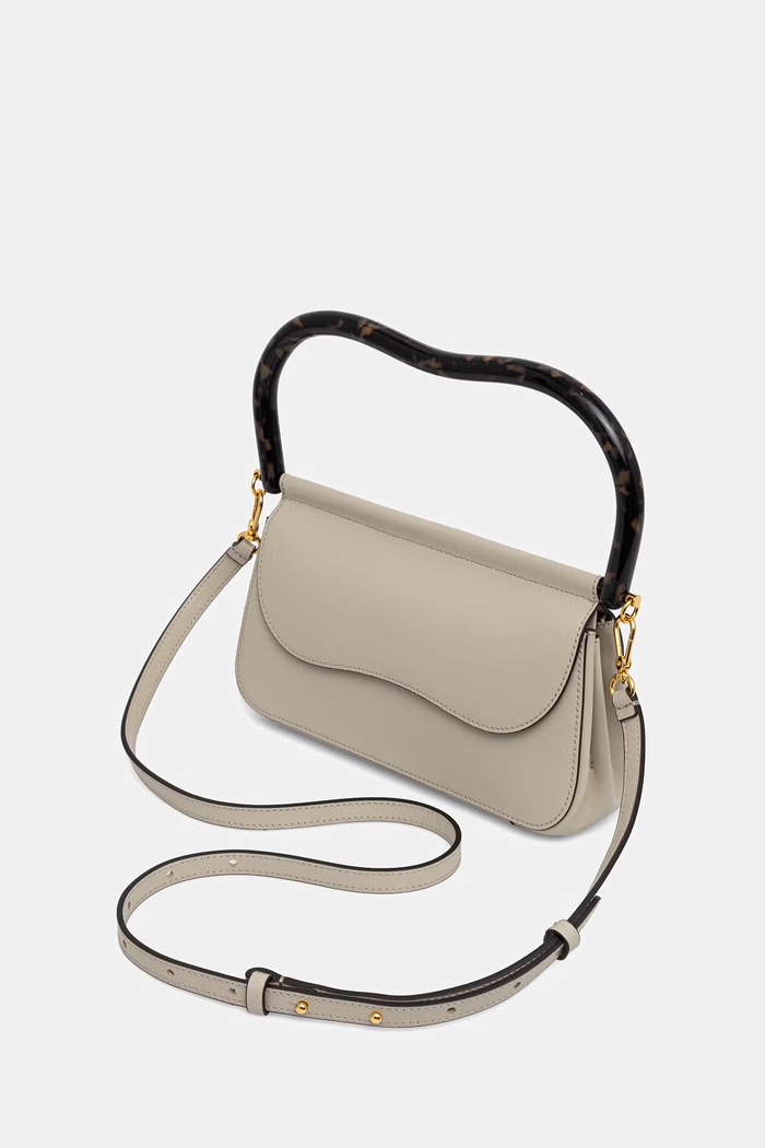 Akcesoria Coccinelle torebka crossbody damska skórzana E1.V40.18.01.01 beżowy