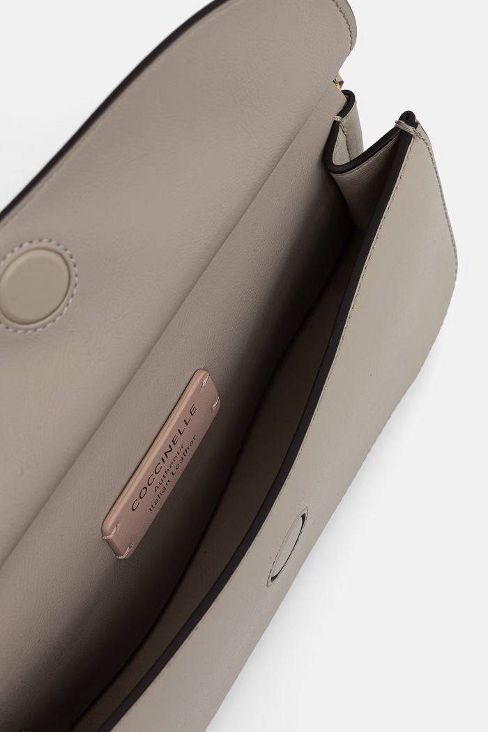 Coccinelle torebka crossbody damska skórzana E1.V40.18.01.01 beżowy