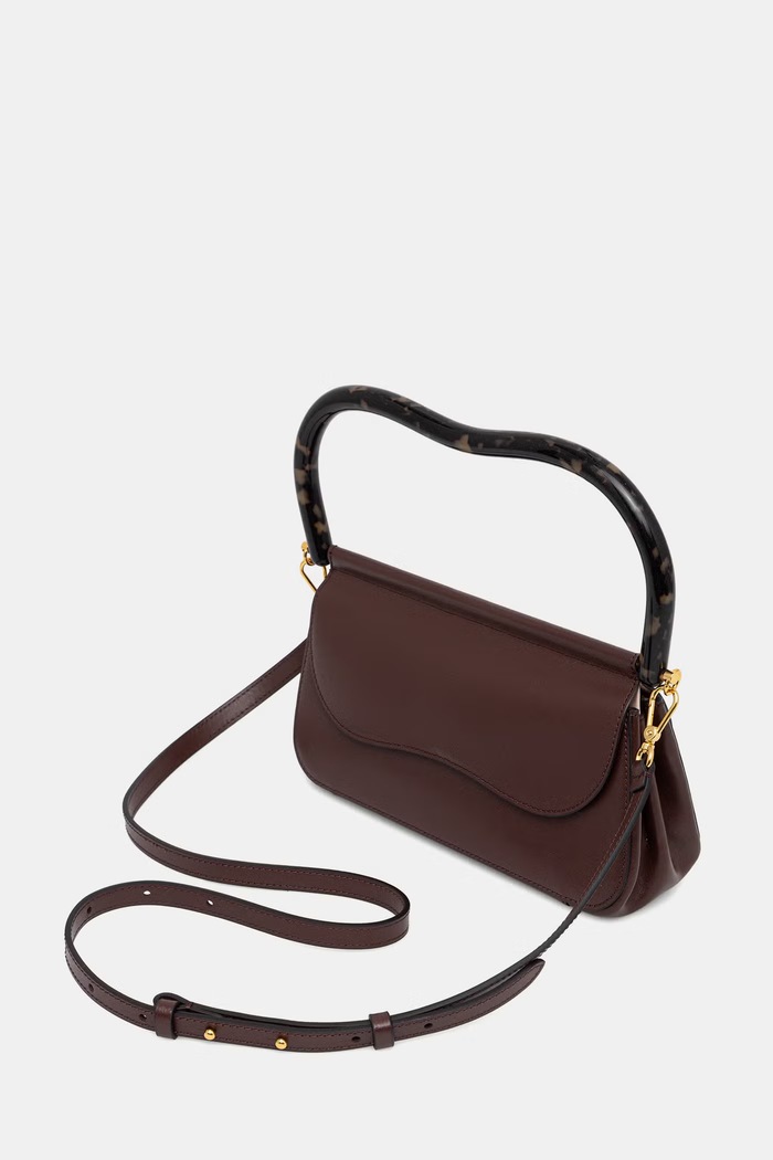 Akcesoria Coccinelle torebka crossbody damska skórzana E1.V40.18.01.01 brązowy