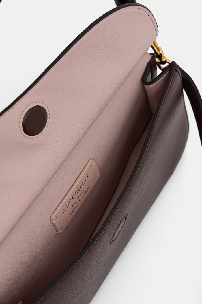Coccinelle torebka crossbody damska skórzana E1.V40.18.01.01 brązowy