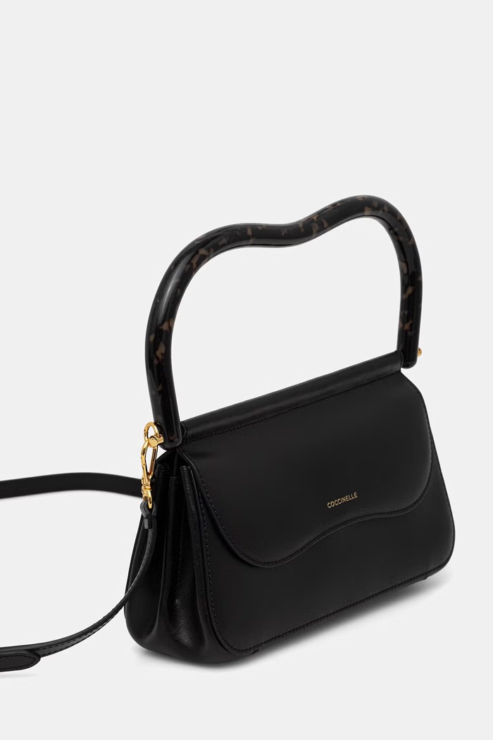 Coccinelle torebka crossbody damska skórzana E1.V40.18.01.01 czarny AW26