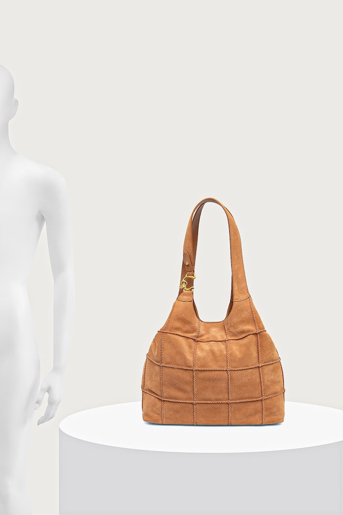 Coccinelle Torebka shopper damska zamszowa E1.V3B.11.01.01