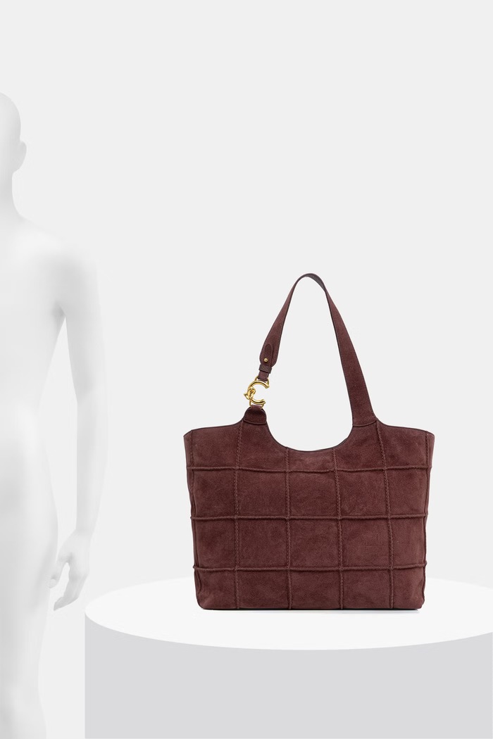 Coccinelle torebka shopper damska zamszowa E1.V3B.11.01.01