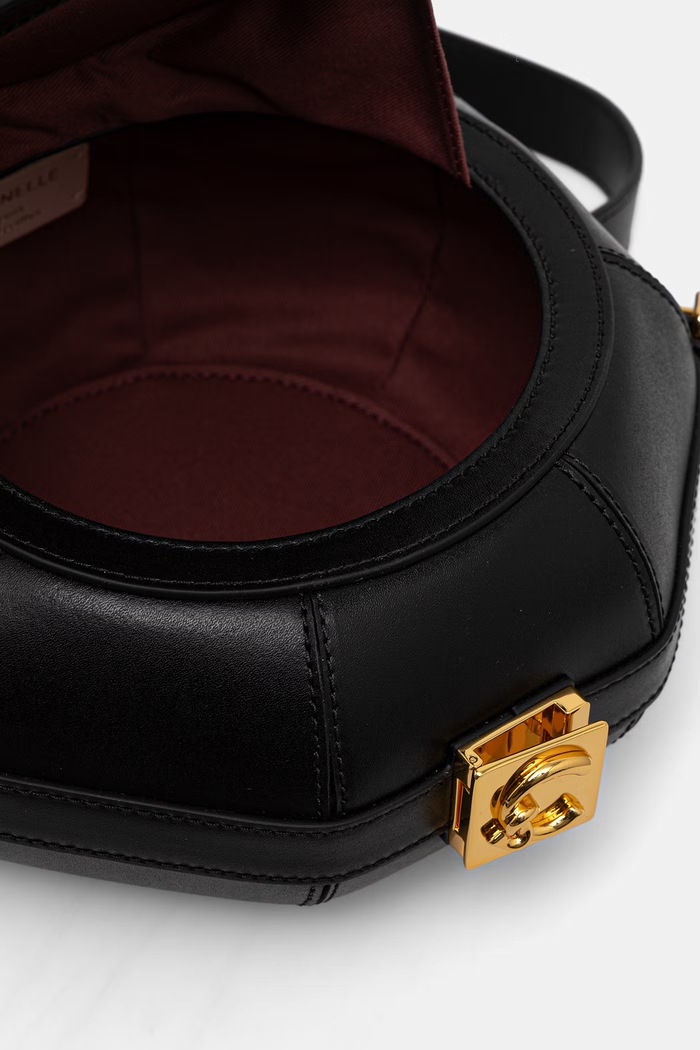 Coccinelle torebka crossbody damska skórzana E1.V25.15.01.01 czarny