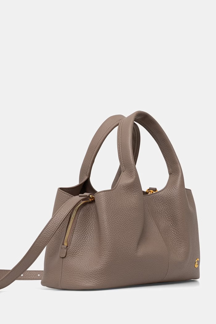 Coccinelle torebka hobo damska skórzana E1.VOF.18.01.01 beżowy AW26