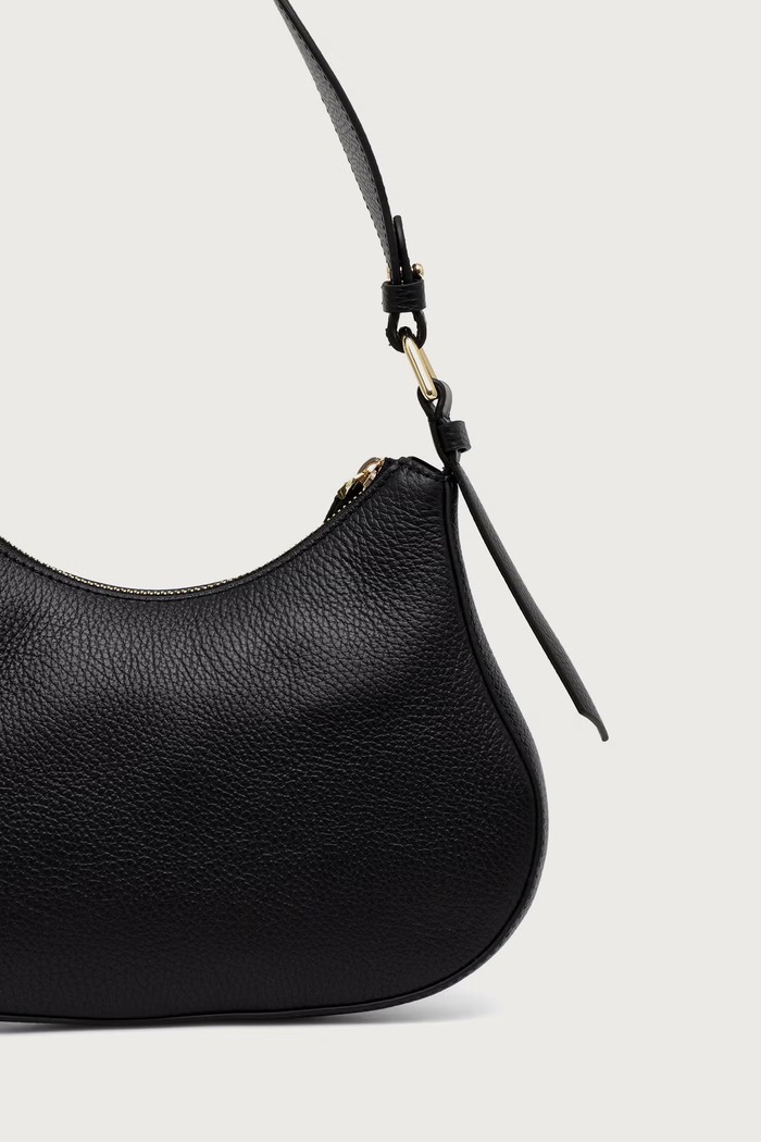 Accesorii Coccinelle Hobo bag pentru femei din piele E1.VGK.12.02.01 negru