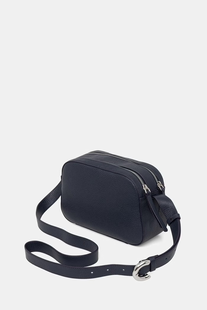Akcesoria Coccinelle torebka crossbody damska skórzana E1.VGF.15.01.01 granatowy