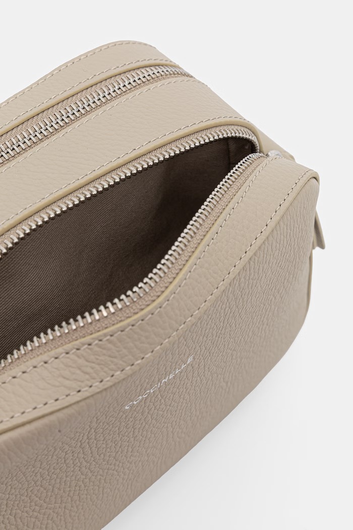 Coccinelle torebka crossbody damska skórzana beżowy E1.VGF.15.01.01