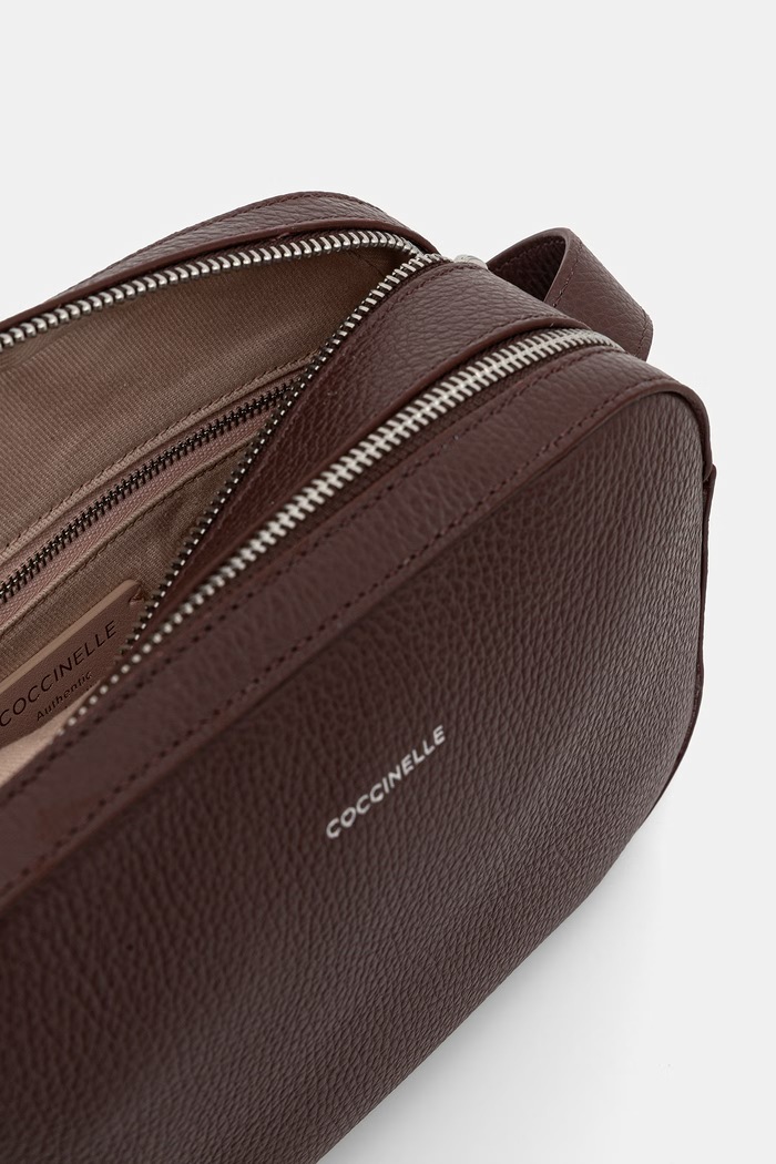 Coccinelle torebka crossbody damska skórzana E1.VGF.15.01.01 bordowy