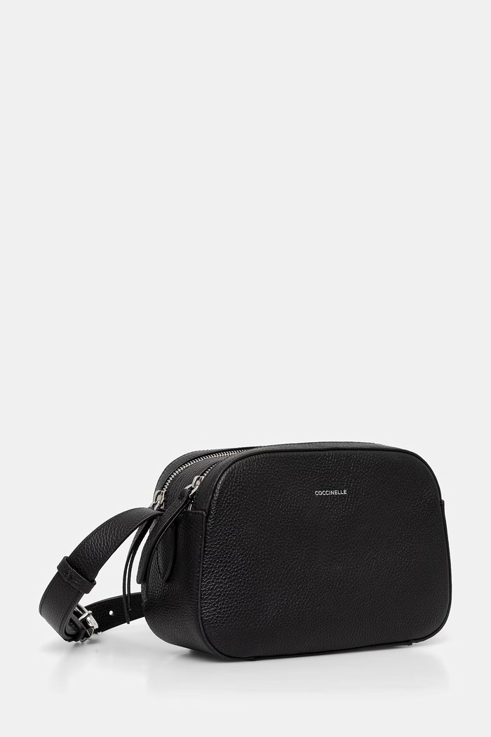 Coccinelle torebka crossbody damska skórzana E1.VGF.15.01.01 czarny AW26