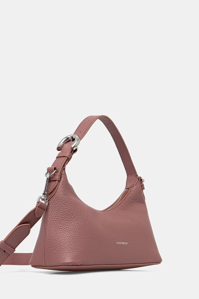 Coccinelle torebka crossbody damska skórzana E1.VGF.13.02.01 różowy AW26
