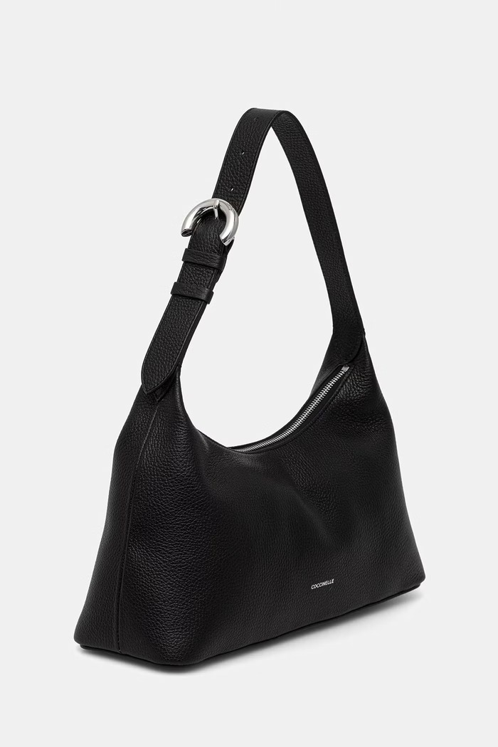 Coccinelle torebka hobo damska skórzana E1.VGF.13.01.01 czarny AW26