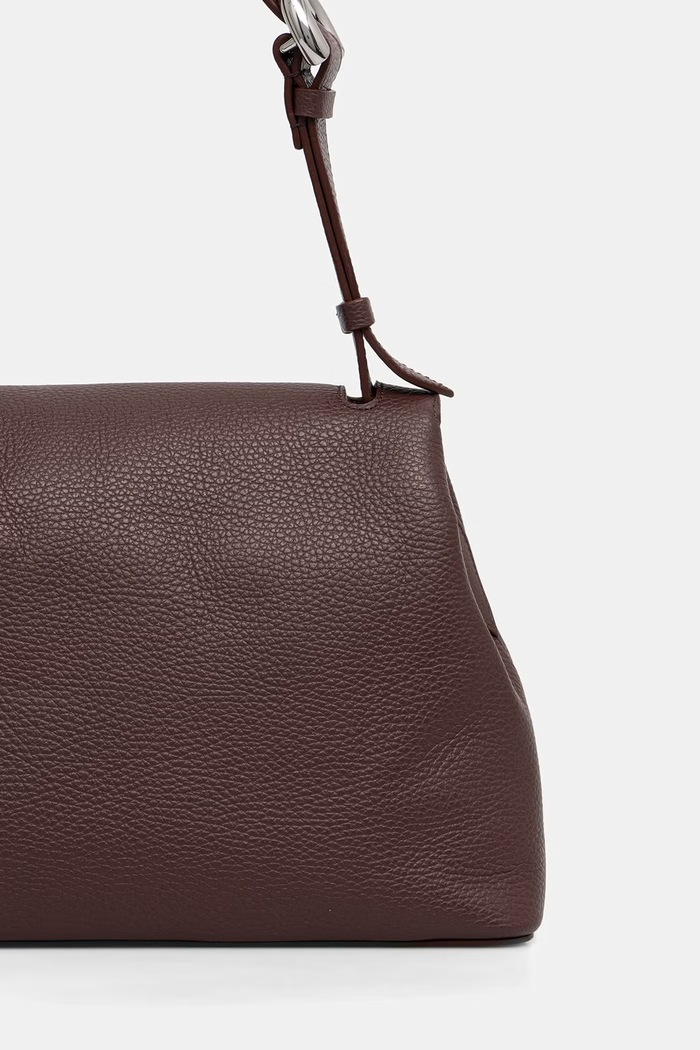 Akcesoria Coccinelle torebka shopper damska skórzana E1.VGF.12.01.01 bordowy
