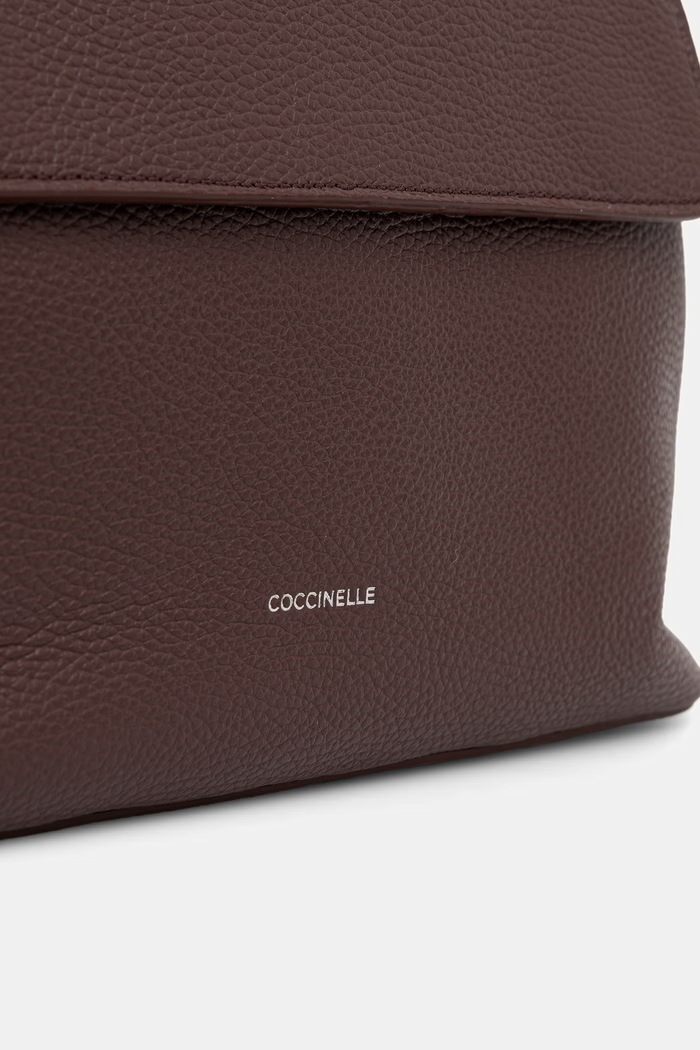 Coccinelle torebka shopper damska skórzana bordowy E1.VGF.12.01.01