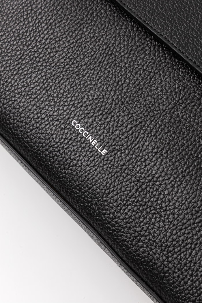 Coccinelle torebka shopper damska skórzana czarny E1.VGF.12.01.01
